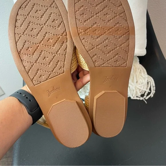 Zodiac Fran Raffia Sandals Size 8 - Picture 4 of 5